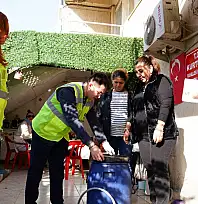 Tire Belediyesi'nden Bitkisel Atık Yağ Toplama Projesine Muhtarlık Desteği