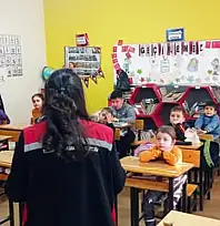 Tire'de öğrencilere 'gıda güvenliği ve israf' eğitimi