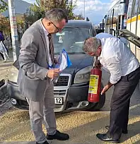 Tire'de okul servisi denetimleri sıklaştırıldı