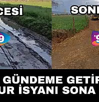 TV9 GÜNDEME GETİRDİ, ÇAMUR İSYANI SONA ERDİ
