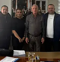 TV9 VE KÜÇÜK MENDERES GAZETESİ'NDEN ÖDEMİŞ ESNAF KEFALET KOOPERATİFİ BAŞKANI TURGUT USLUCA'YA ZİYARET