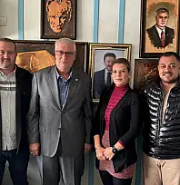 TV9 VE KÜÇÜK MENDERES'TEN BAŞKAN TAHiR SiLAY'A ZiYARET