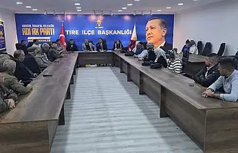 AK Parti Tire İlçe Teşkilatı Aylık Danışma Toplantısını Gerçekleştirdi