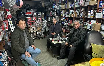 ARİS MEDYA VE KÜÇÜK MENDERES'TEN HAMDİ HALİS'E ZİYARET