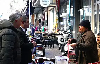 BAŞKAN OKUROĞLU SALI PAZARI'NDA ESNAF VE VATANDAŞLA BULUŞTU