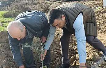 BBP Ödemiş İlçe Teşkilatından Üzümlü Mahallesi'nde Anlamlı Fidan Dikimi