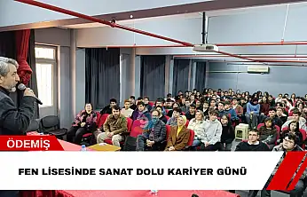 Fen lisesinde sanat dolu kariyer günü