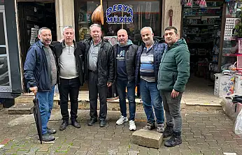 HAKAN GÜÇLÜ ÖDEMİŞ'TE SAHAYA İNDİ: CADDE CADDE, MAHALLE MAHALLE TEMAS