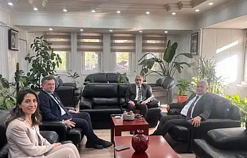 İZMİR'DE KAYMAKAMLAR ARASI ZİYARET GERÇEKLEŞTİ