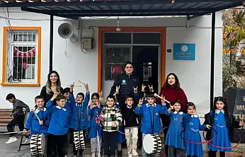 İzmir Ülkü Ocakları'ndan Köy Okullarına Eğitim Desteği Şehit Öğretmen Necmettin Yılmaz'a Vefa