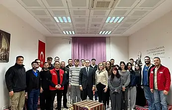 KAYMAKAM MURAT METE'DEN HACI SİNAN ÖĞRENCİ YURDUNA ZİYARET