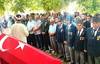 Kıbrıs Gazisi Hüseyin Suluçay'a Ödemiş'te Askeri Veda