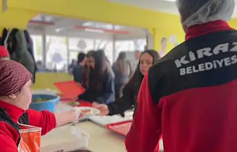 KİRAZ BELEDİYESİ'NDEN KIŞ AYLARINDA UYGUN FİYATLI YEMEK HİZMETİ