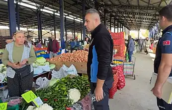Kiraz Belediyesi'nden Pazaryerinde Sıkı Denetim