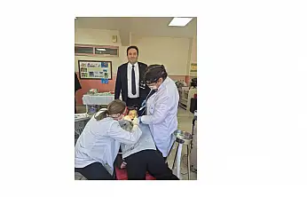 KİRAZ'DA ÖĞRENCİLERE ÜCRETSİZ DİŞ BAKIMI VE TEDAVİSİ