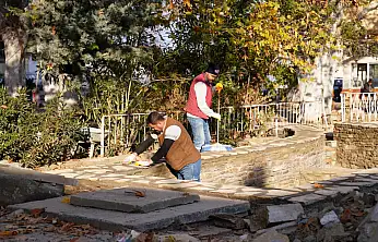 Kırtepe köy meydanında kapsamlı düzenleme