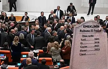 MECLİS'TE EMEKLİ MAAŞI TARTIŞMASI: TABUTLU PROTESTO GÜNDEME DAMGA VURDU