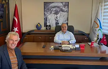 ÖDEMİŞ BELEDİYESİ ESKİ BAŞKANI MEHMET ERİŞ'TEN TİCARET ODASI'NA ZİYARET