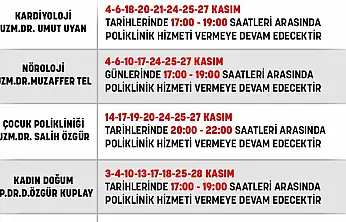 ???? ÖDEMİŞ DEVLET HASTANESİ'NDEN DUYURU