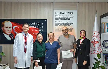 Ödemiş Devlet Hastanesi'nden sağlık çalışanlarına teşekkür