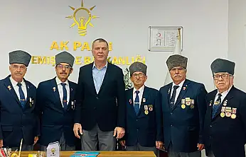 Ödemiş Gaziler Derneği'nden AK Parti İlçe Teşkilatına Ziyaret