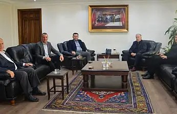 ÖDEMİŞ HEYETİNDEN İESOB BAŞKANINA ZİYARET