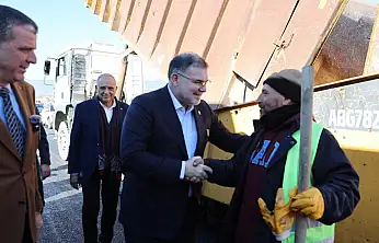 ÖDEMİŞ–KİRAZ YOLUNDA ÇALIŞMALAR YERİNDE İNCELENDİ