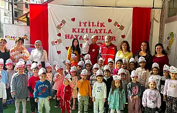 Ödemiş Kızılay, Balböceğim Anaokulu'nda Öğrencilerle Bir Araya Geldi