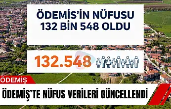 Ödemiş'te nüfus verileri güncellendi