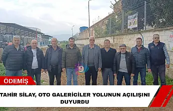 Tahir Silay, Oto Galericiler yolunun açılışını duyurdu
