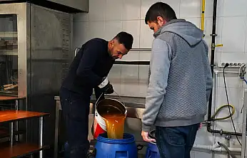 TİRE'DE ATIK YAĞLAR GERİ DÖNÜŞÜME KAZANDIRILIYOR