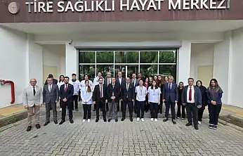 Tire'de İl Sağlık Müdürü Ayhan Kul Ziyareti