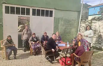 TİRE'DE MOBİL SAĞLIK EKİBİ AKYURT'TA HİZMET VERDİ