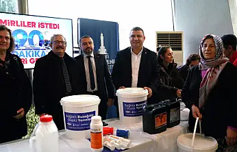 TİRE'DE ÜRETİCİYE BÜYÜK DESTEK: ŞAP HASTALIĞINA KARŞI BUZAĞI KİTİ