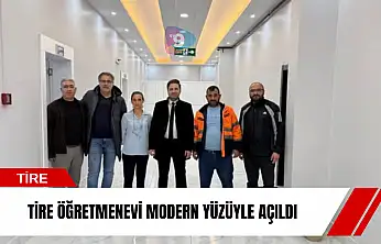 Tire Öğretmenevi yenilenmiş yüzüyle hizmete açıldı