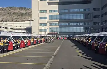 TİRE'YE 2 YENİ AMBULAMS HİZMETE GİRDİ