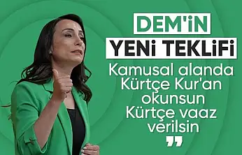 TÜLAY HATİMOĞULLARI'NDAN 'ANADİLDE İBADET' ÇAĞRISI: KÜRTÇE KUR'AN OKUNABİLMELİ