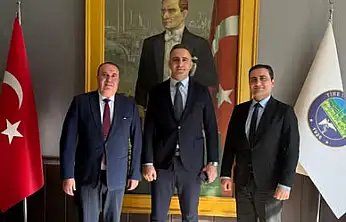 ZİRAAT BANKASI YÖNETİCİLERİNDEN TİRE TİCARET ODASI'NA ZİYARET