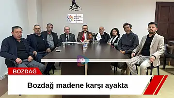 Bozdağ madene karşı ayakta
