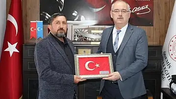 EDEP Başkanı Fatih Çakır, İlçe Millî Eğitim Müdürü Sunullah Desticioğlu ile Bir Araya Geldi