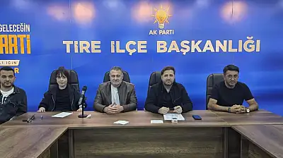 AK Parti Tire İlçe Teşkilatı Haftalık Yönetim Kurulu Toplantısını Gerçekleştirdi