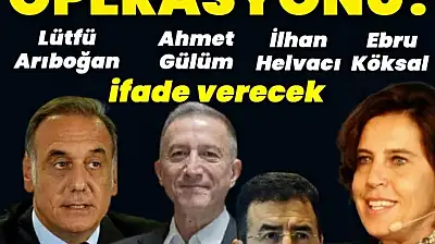 FUTBOLDA FETÖ OPERASYONU: 4 İSİM İFADE VERECEK