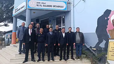 KAYMAKAM VE MÜDÜRDEN SULUDERE İLKOKULU ZİYARETİ