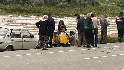 Ödemiş Kaymakçı Yolunda Trafik Kazası Meydana Geldi