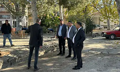 Tire Belediyesi Kırtepe Mahallesi'nde Meydan ve Çevre Düzenleme Çalışmalarına Başladı