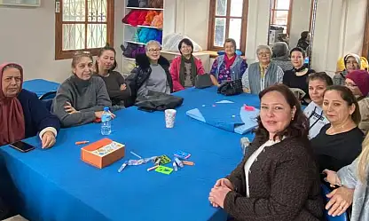 TİRE BELEDİYESİ'NDEN KADINLARA YÖNELİK KEÇE İŞLEME KURSU BAŞLADI