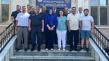 BBP Ödemiş Teşkilatı'ndan Kaymakam ve Jandarma Komutanına Nezaket Ziyareti