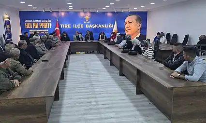 AK Parti Tire İlçe Teşkilatı Aylık Danışma Toplantısını Gerçekleştirdi