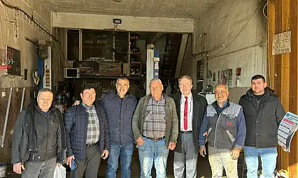 ERDEM DERYA SAHADA: ESNAFIN SORUNLARINI DİNLEDİ