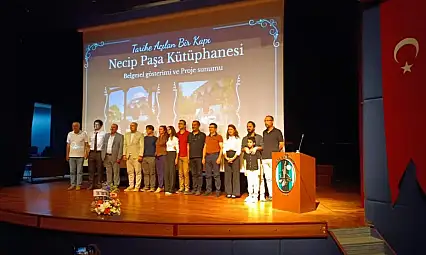 Gençlerden Kültürel Miras Duyarlılığı: Tire'de Necippaşa Kütüphanesi Belgeseli Gösterildi